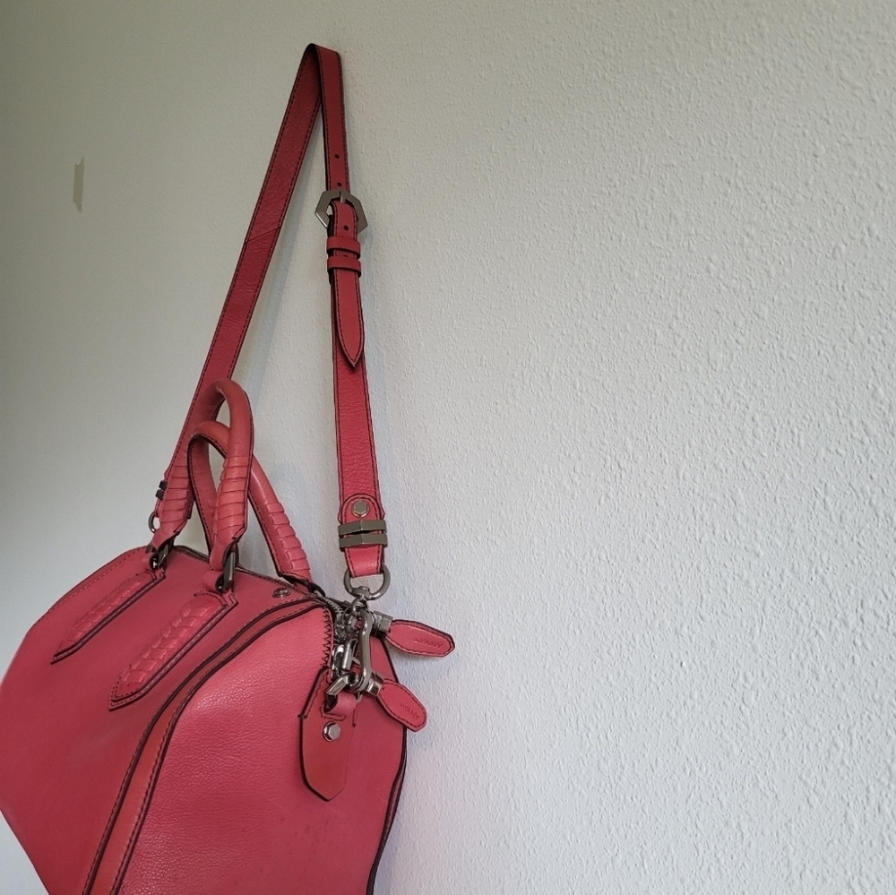 orYANY Dusty Pink Leather Satchel